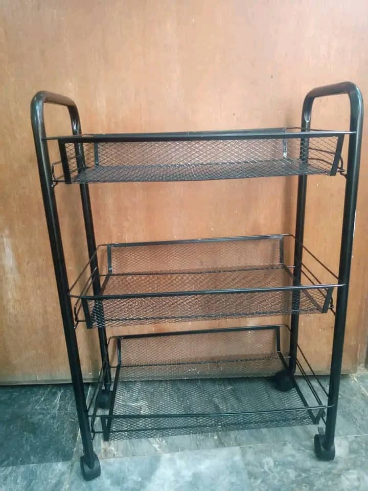 3 layer metal Trolley 1