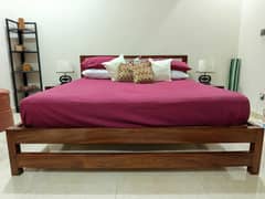 Sheesham Wood/Rosewood Double Bed King Size