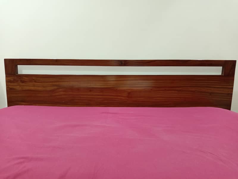 Sheesham Wood/Rosewood Double Bed King Size 1