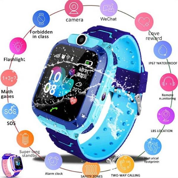 kids smart watch 1.44 inch water resistant smart watch 3