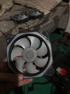 RGB fans for pc only Red colour