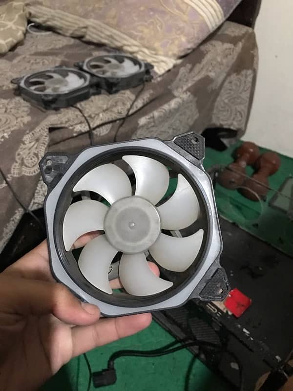 RGB fans for pc only Red colour 1