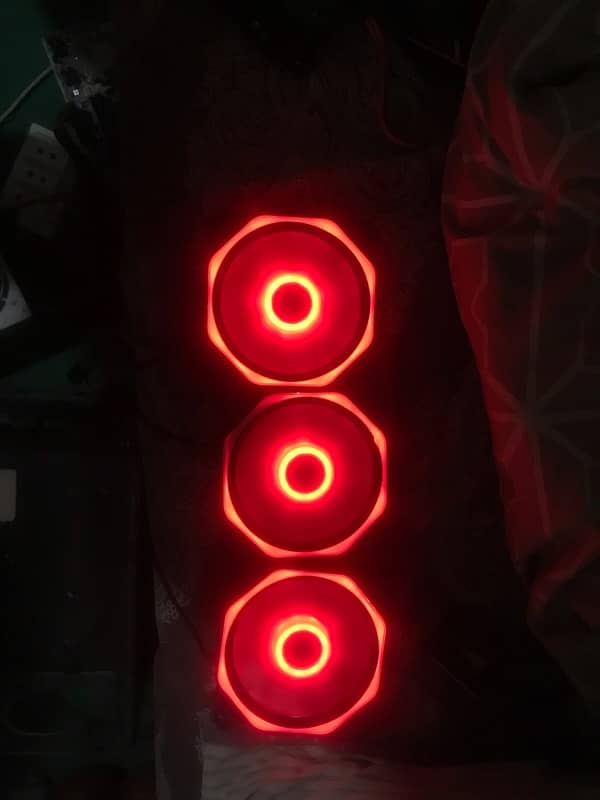 RGB fans for pc only Red colour 3