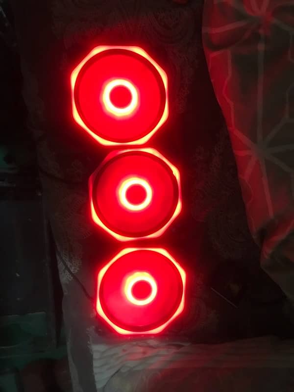 RGB fans for pc only Red colour 4