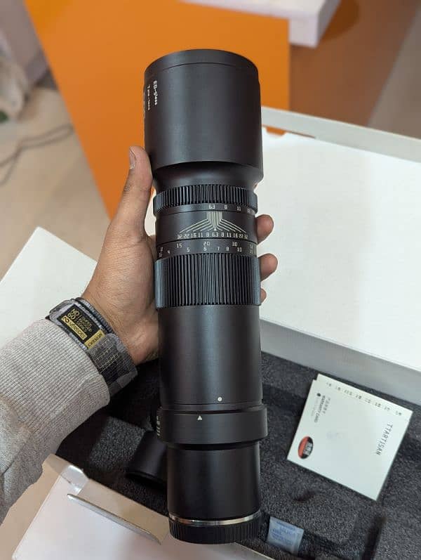 TTARTISAN 500mm f 6.3 Tele photo Lenz Like brand new just box open 3