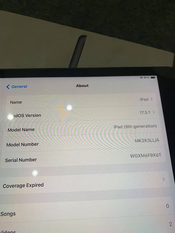 ipad Gen9  64GB 6