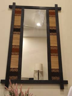 handicraft wall mirror- home used- 10/10