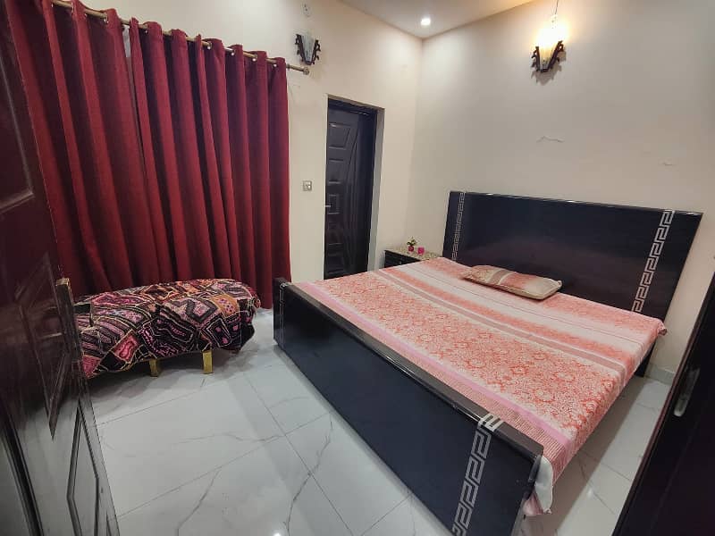 Furnished flat available for rent pak Arab society 0