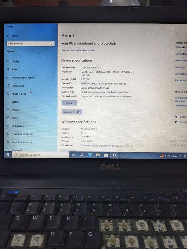 Dell E6400 4GB Ram 160GB HDD 6