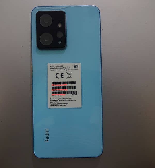 Redmi Note 12 8/128 PTA approved 5