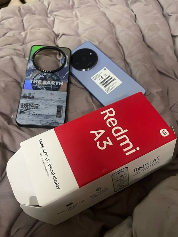 Selling redmi A3 in neat and clean condition 0