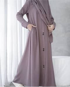 Stylish Georgette Full Abaya With Stoller