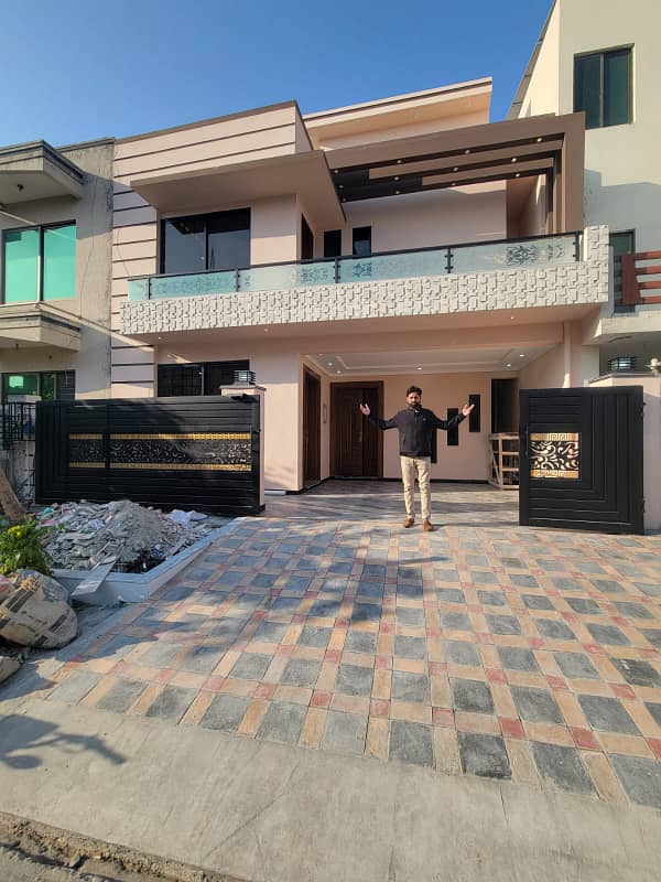 7 Marla Luxury and very good place Hot location Brand New House for sale in CBR Town Islamabad near Express way 0