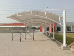 Car Parking Tensile fabric shade by Az Roofing