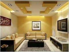 false ceiling plaster of Paris and gipsum board