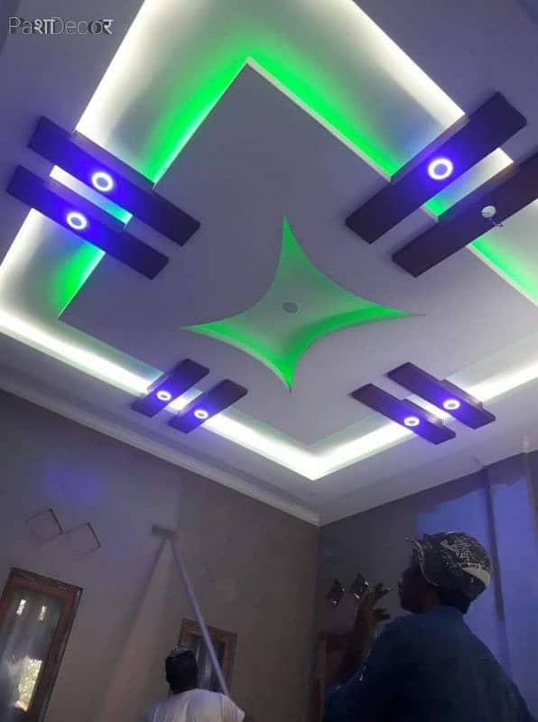 false ceiling plaster of Paris and gipsum board 3