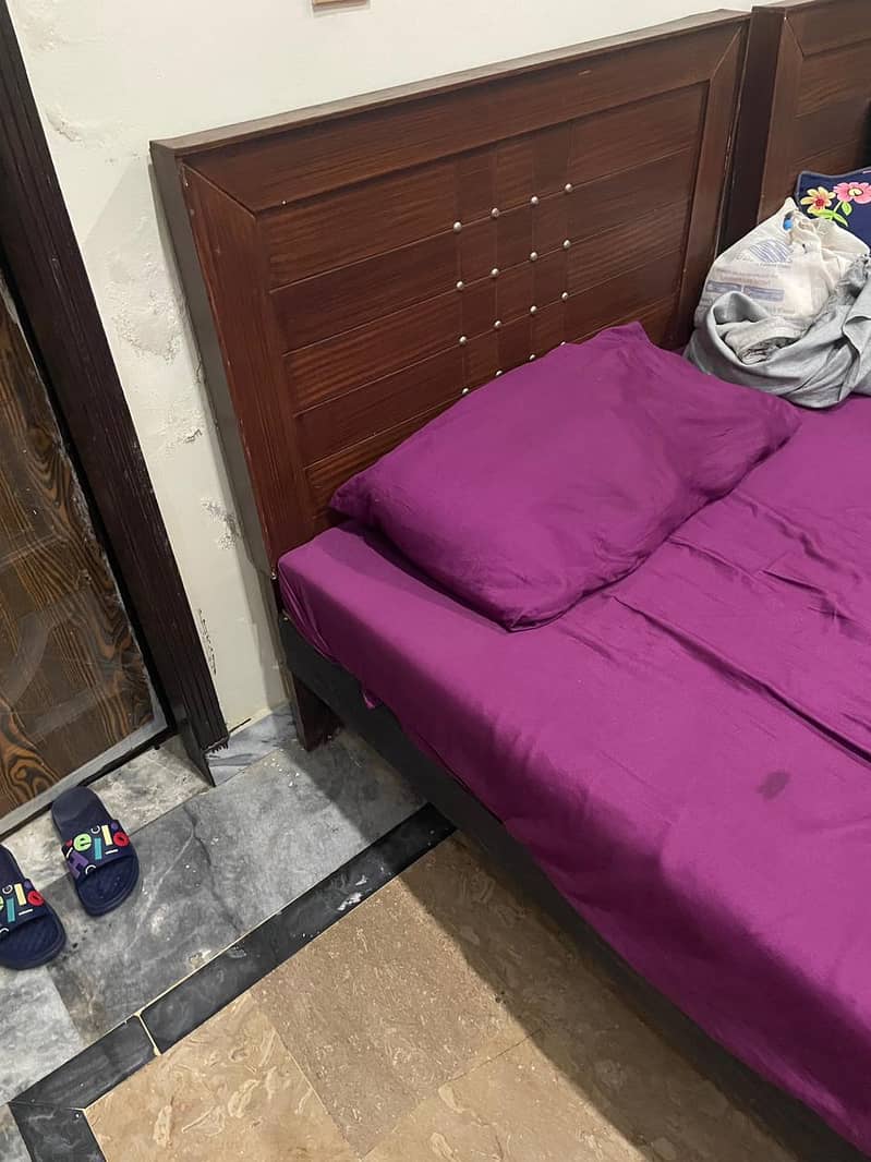 Slighlty used Bed and Matress 3