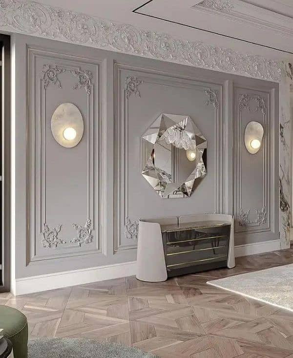 Wall moulding and wall designing 5