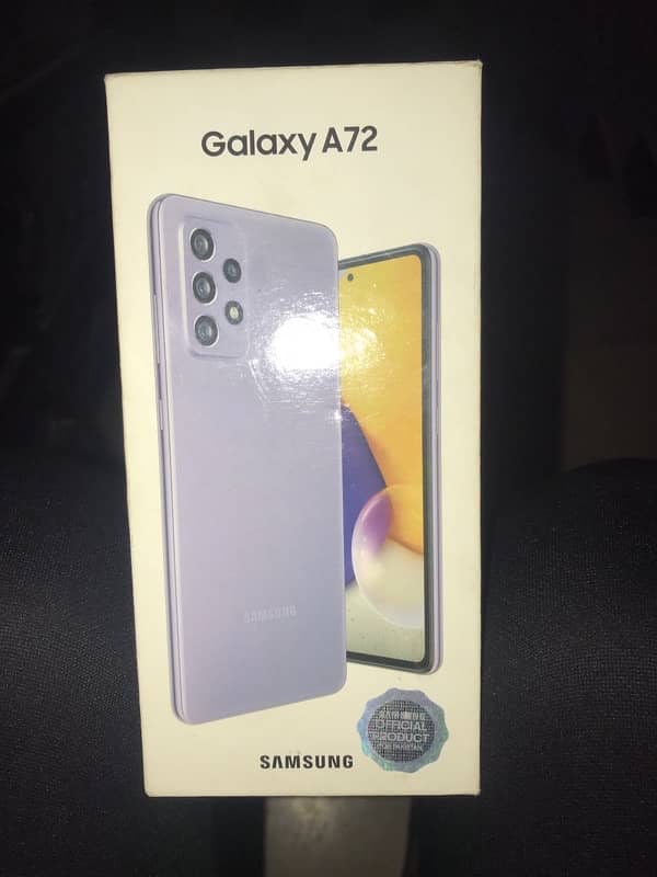 SAMSUNG A72 PTA APPROVED 8/128GB 2