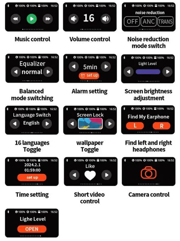 A9 Pro Airpods with Touch Control and ANC/ENC 1