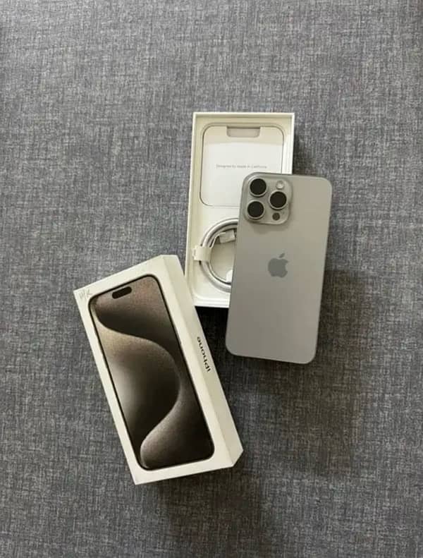 iPhone 15pro max 256gb physical dual sim 2