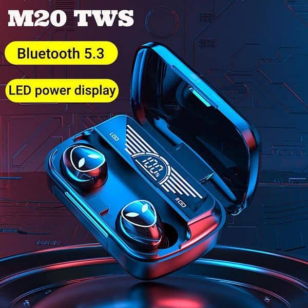 M20 EarBuds LED DisPlay Good Base Good Quality Good Bettery Timing 2