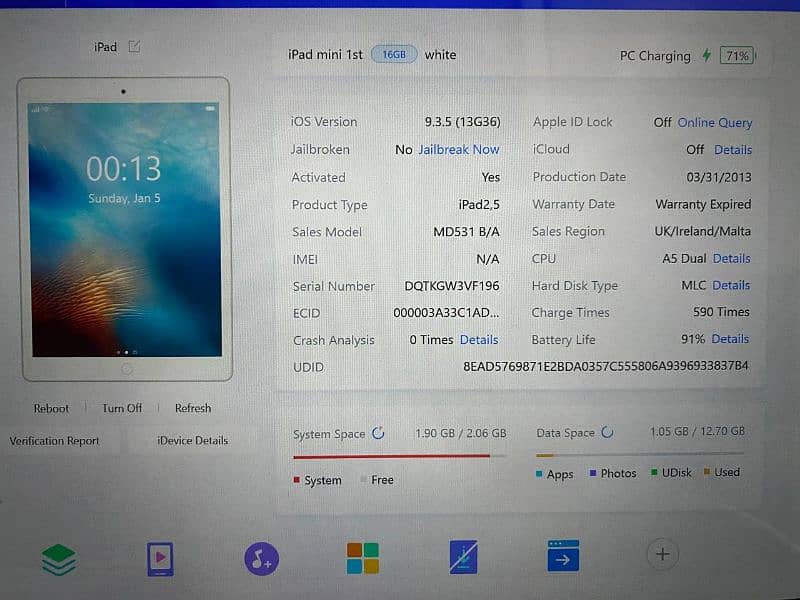 Ipad mini 1 16GB 3