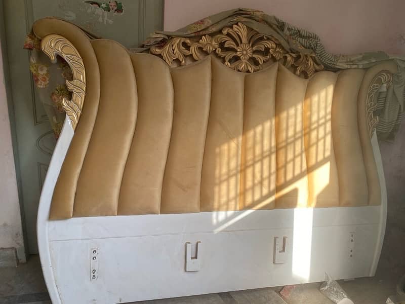 king bed for sale | Never used | Side tables used 1