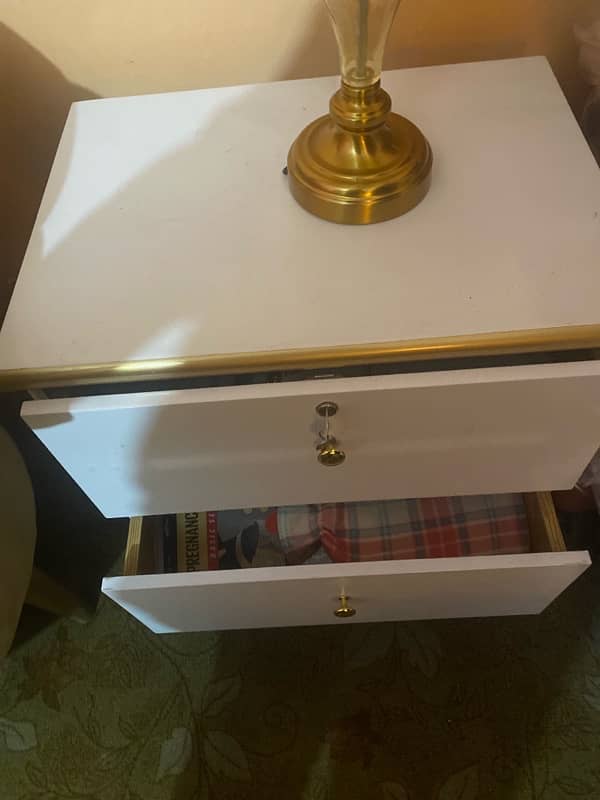 king bed for sale | Never used | Side tables used 3