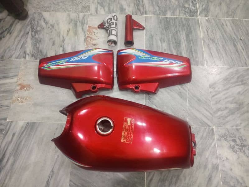 2022 model fuel tank & side tapay & shock cover for sale 0