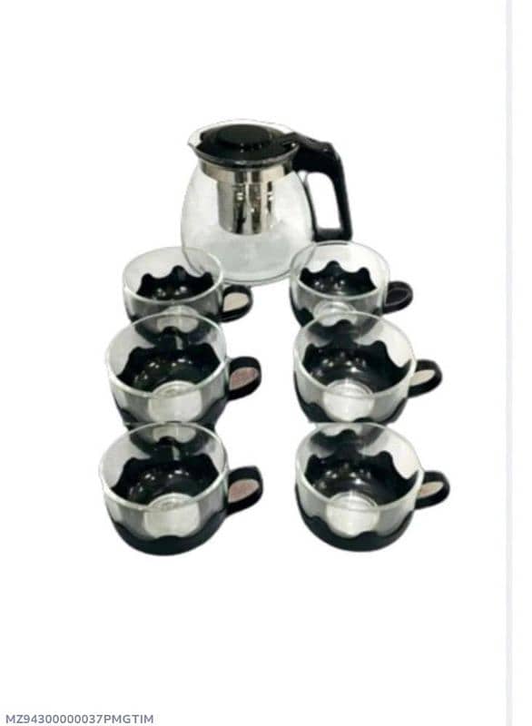 Electric Infuser Kettle With Cups 3