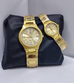 2 Gold Chain Watches