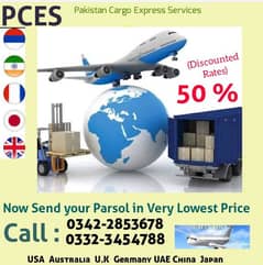 Cargo Services 50 % off rates  Khi Pakistan to Abroad Countries