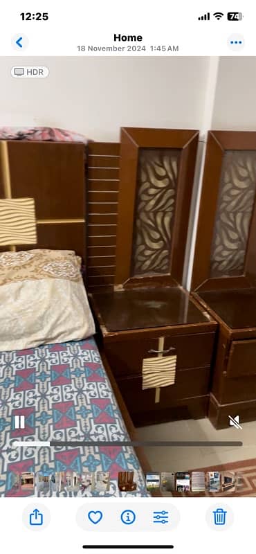 Bedroom Set Four Pcs Used for Sale 4