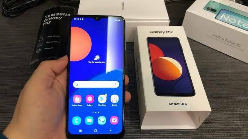 samsung m12 full box 4/128gb 0