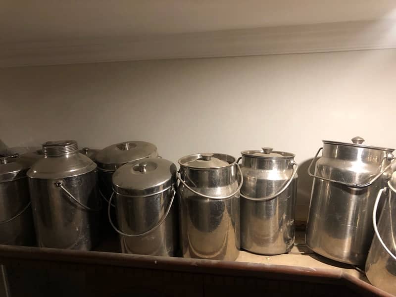 Iron Khurli (Goat Feeder) and Milk Cans Dhol 2