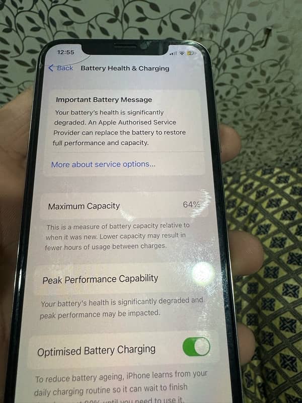 iphone X 256gb pta 7