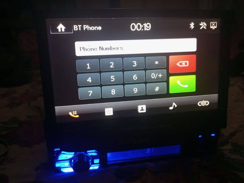 car sliding lcd tab better condition 0