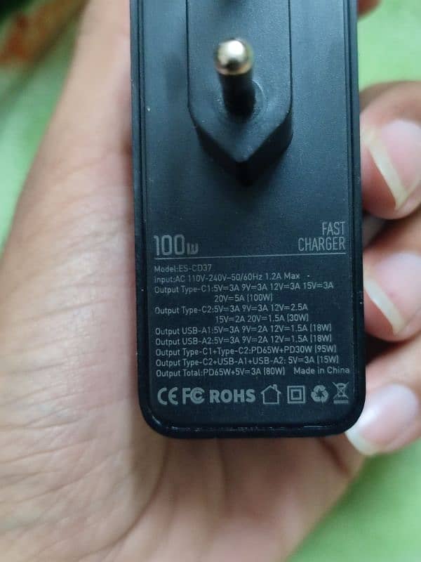 100 watt charger | Laptop charger | Charger in Pakistan For sale 1