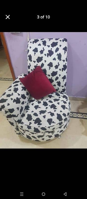 dalmacian print coffee chairs 0