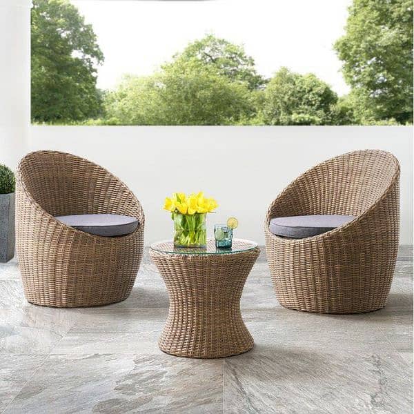 Garden chairs/rattan sofa sets/dining tables/UPVC outdoor furniture 18