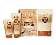 Face Wash , BNB Rice Extract Bright & Glow Kit (Rice Face Wash + Rice