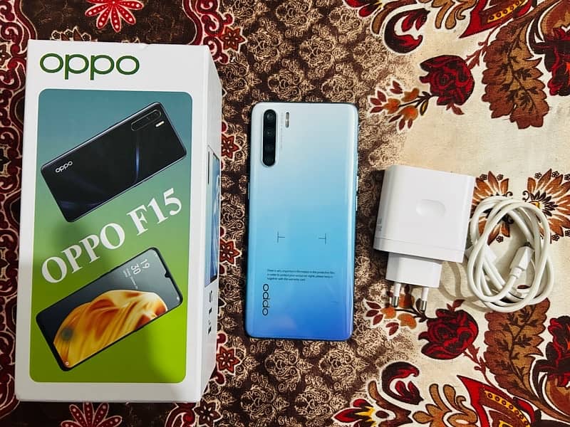 OPPO F15 8/256GB  Display fingerprint complete box 03135733102 0