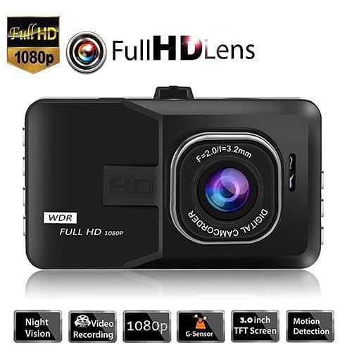 3 Inch Dash Cam Car DVR Video Recorder HD 1080P Cycle Recording 1