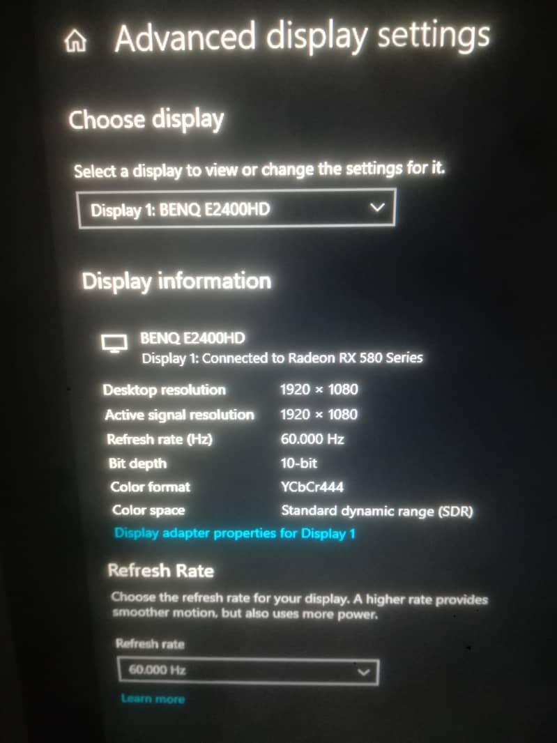 BENQ E2400HD Gaming Monitor 24" 4