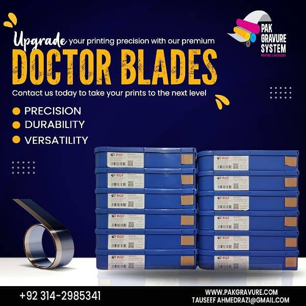 Printing Doctor Blades Supplier 0