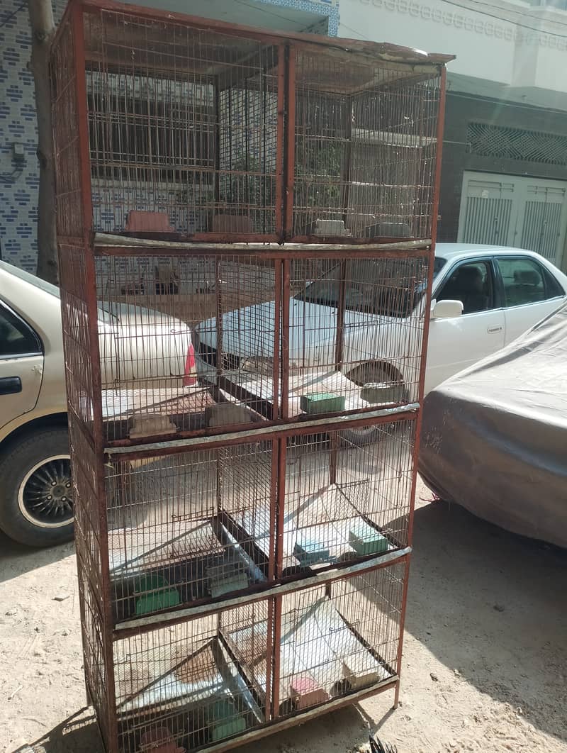 8 portion cage good condition   03032293774 2