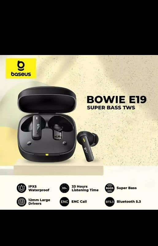 baseus original Bowie e19 tws buds in stock 100 genuine 2