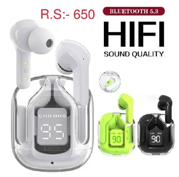 Wireless Handfree , Bluetooth , Air burds 3