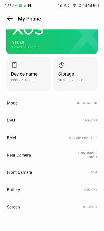 Infinix zero 30 10/10 :: 8/256 :: original charger and box 5